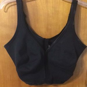 40H Black Cotton bra